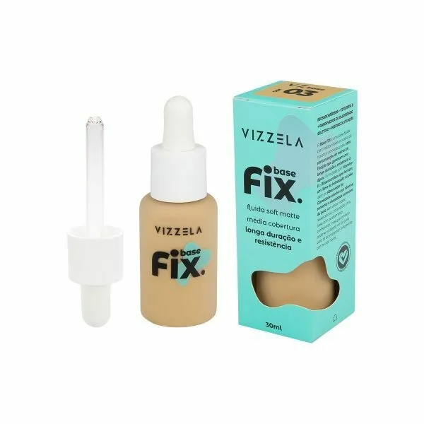 Base liquida fix 03 30ml - Vizzela