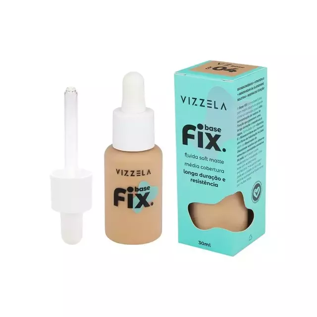 Base liquida fix 04 30ml - Vizzela