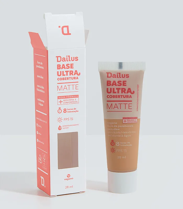 Base Líquida Ultra D6 Medio Vegano 28Ml