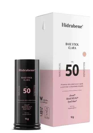 Base Stick Hidrabene 12g FPS50 Clara