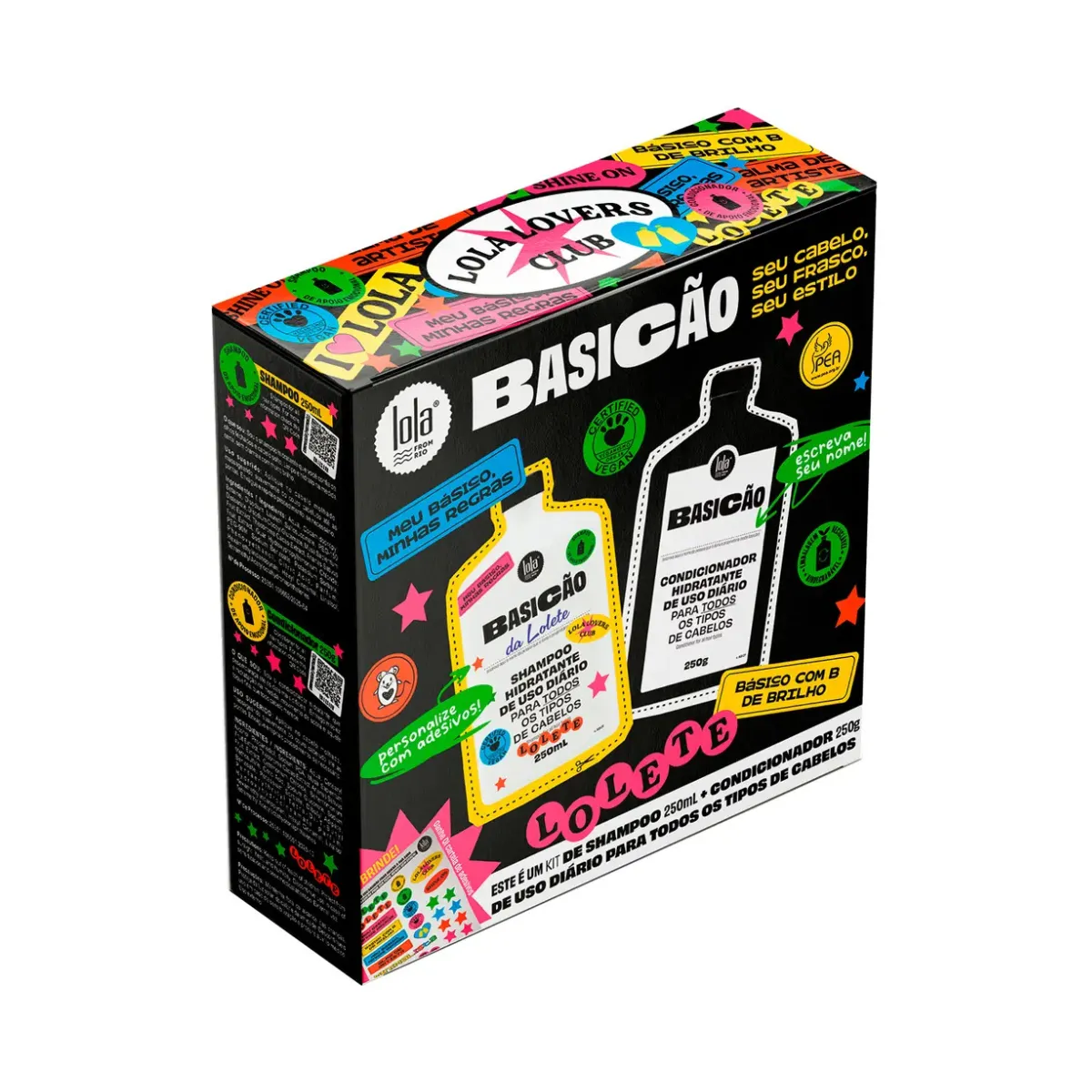 Lola Kit Caixa Basicão Shampoo 250ml e Condicionador 250ml | By Linda