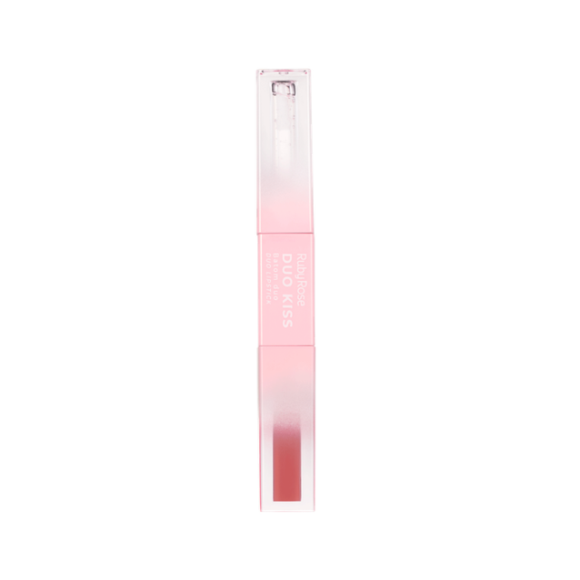 Batom duo kiss lipstick cor dk02 Hb- l6203-2 5g - Ruby Rose