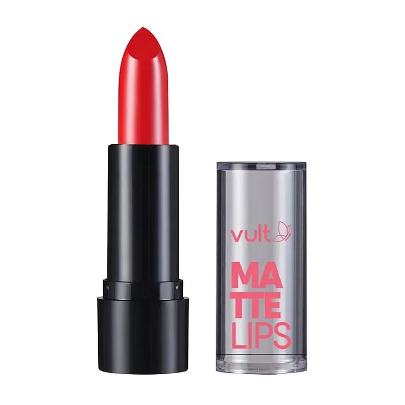 Batom Matte Lips Vermelho Real 3,6G