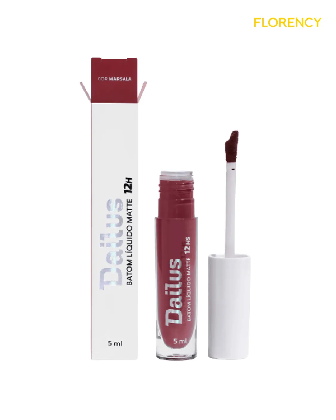 Batom Líquido Dailus 12h Marsala