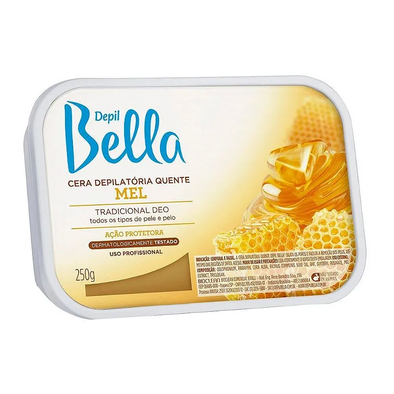 Cera Depilação Mel 250G Depil Bella