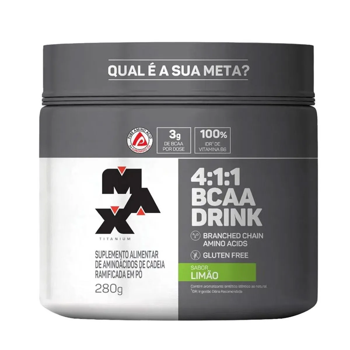 Bcaa 4:1:1 Drink Max Titanium Sabor Limão 280 G