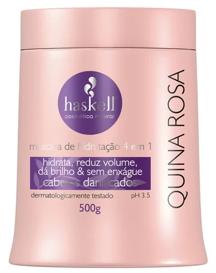 Máscara Haskell Quina Rosa 500g