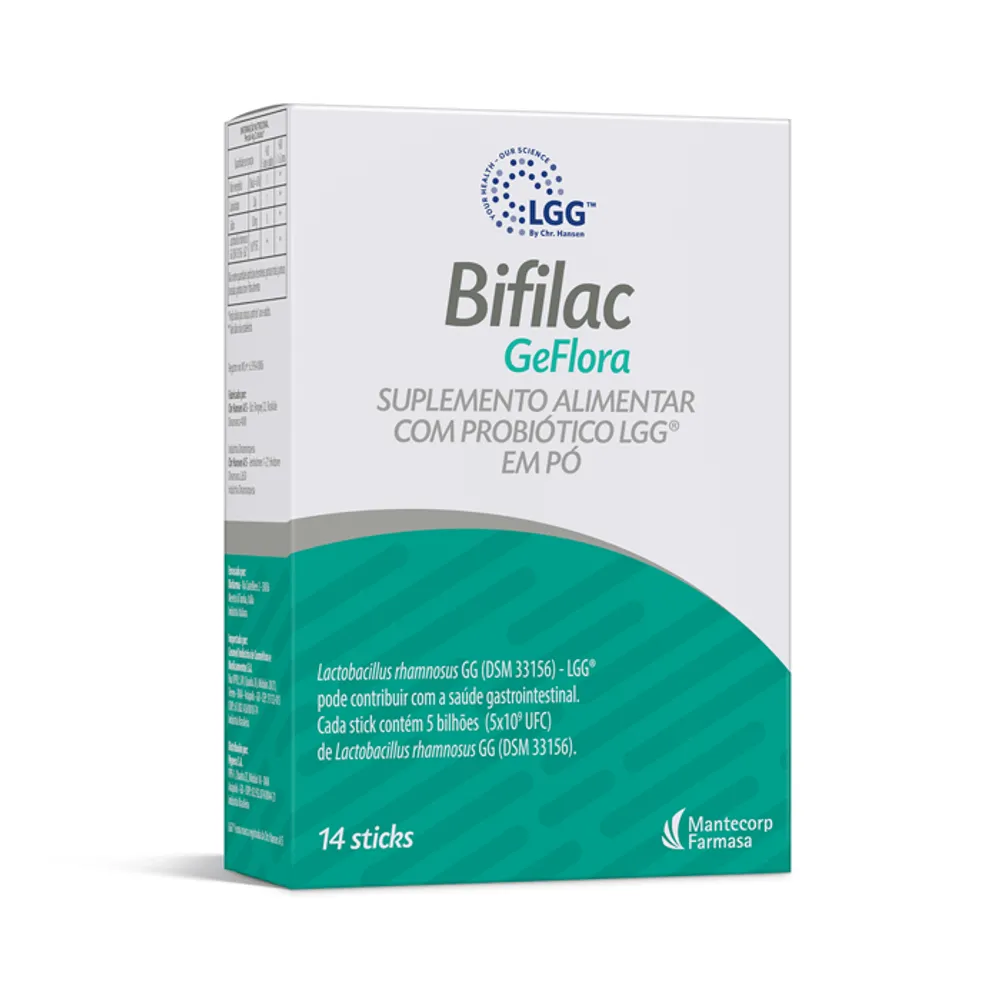 Bifilac Geflora Suplemento Alimentar com 14 Sticks