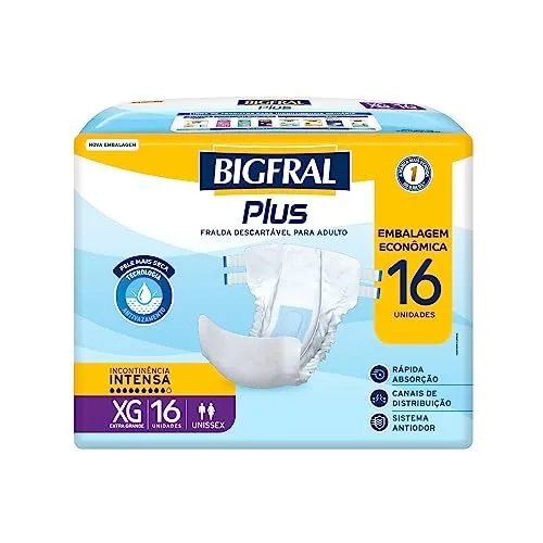 Bigfral Fralda Adulto Plus Intensa XG 16UN
