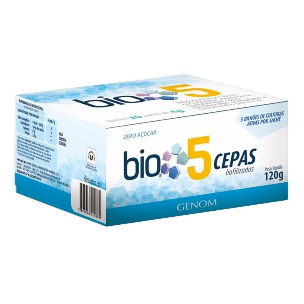 Bio 5 Probiótico 120g com 30 sachês
