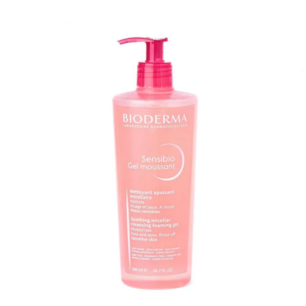 Bioderma Gel De Limpeza Sensibio Moussant 500ml