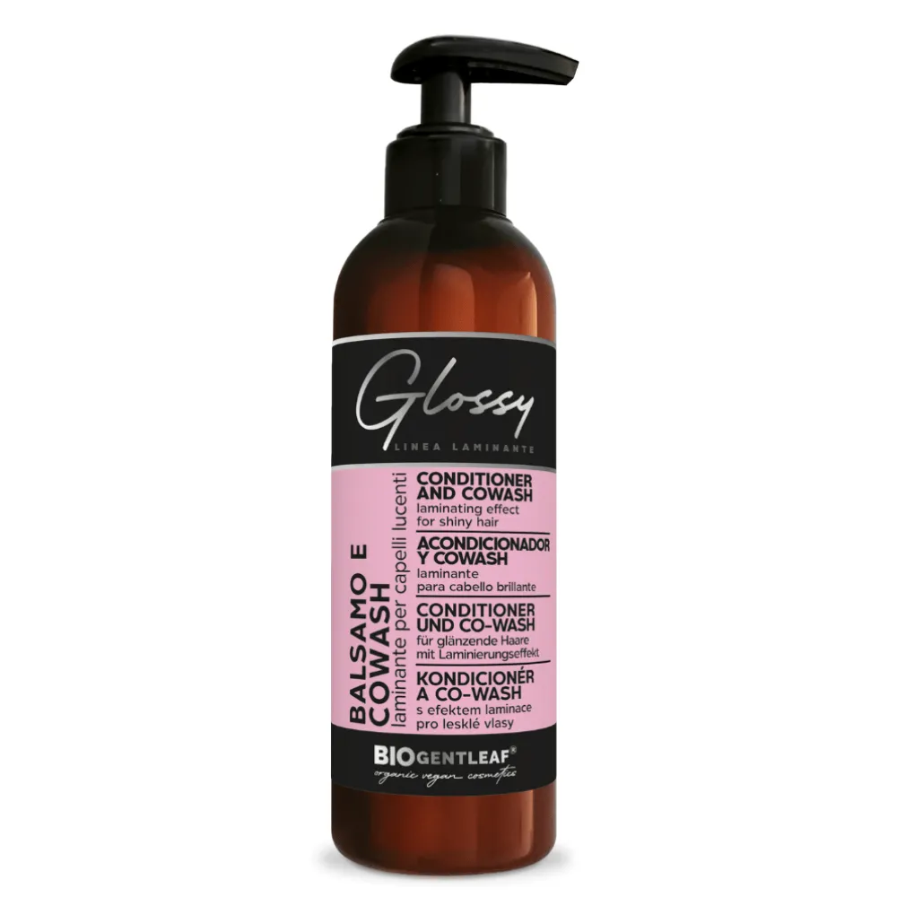 BioGentleaf Glossy Acondicionador y Cowash Laminante Para Cabello Brillante 200ml