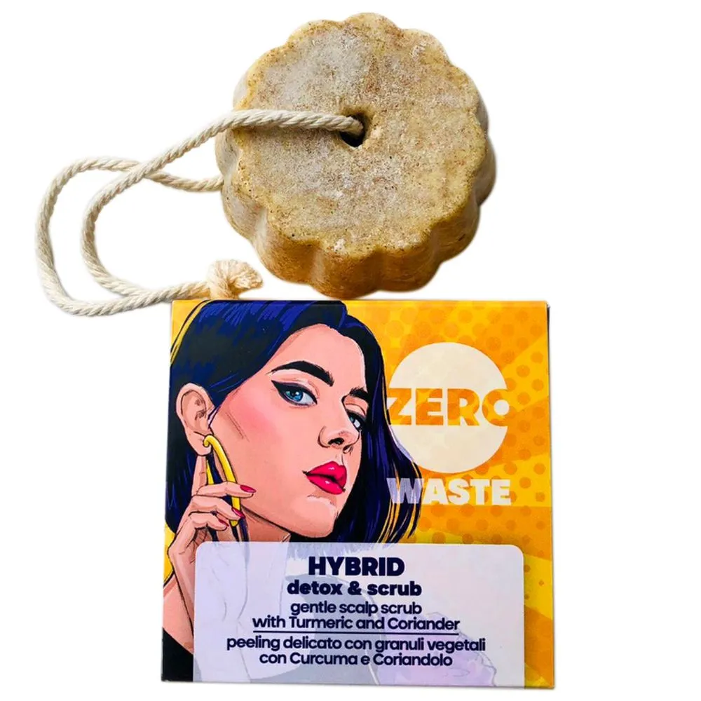 BioGentleaf Zero Wasted Hybrid Detox & Scrub Shampoo Bar 60gr