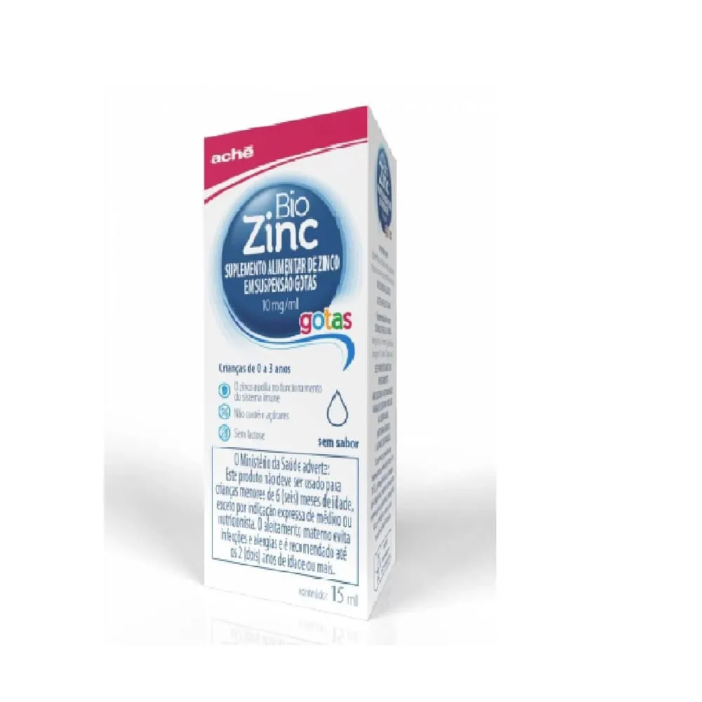 Bio Zinc Zinco 10mg/ml Gotas 15ml