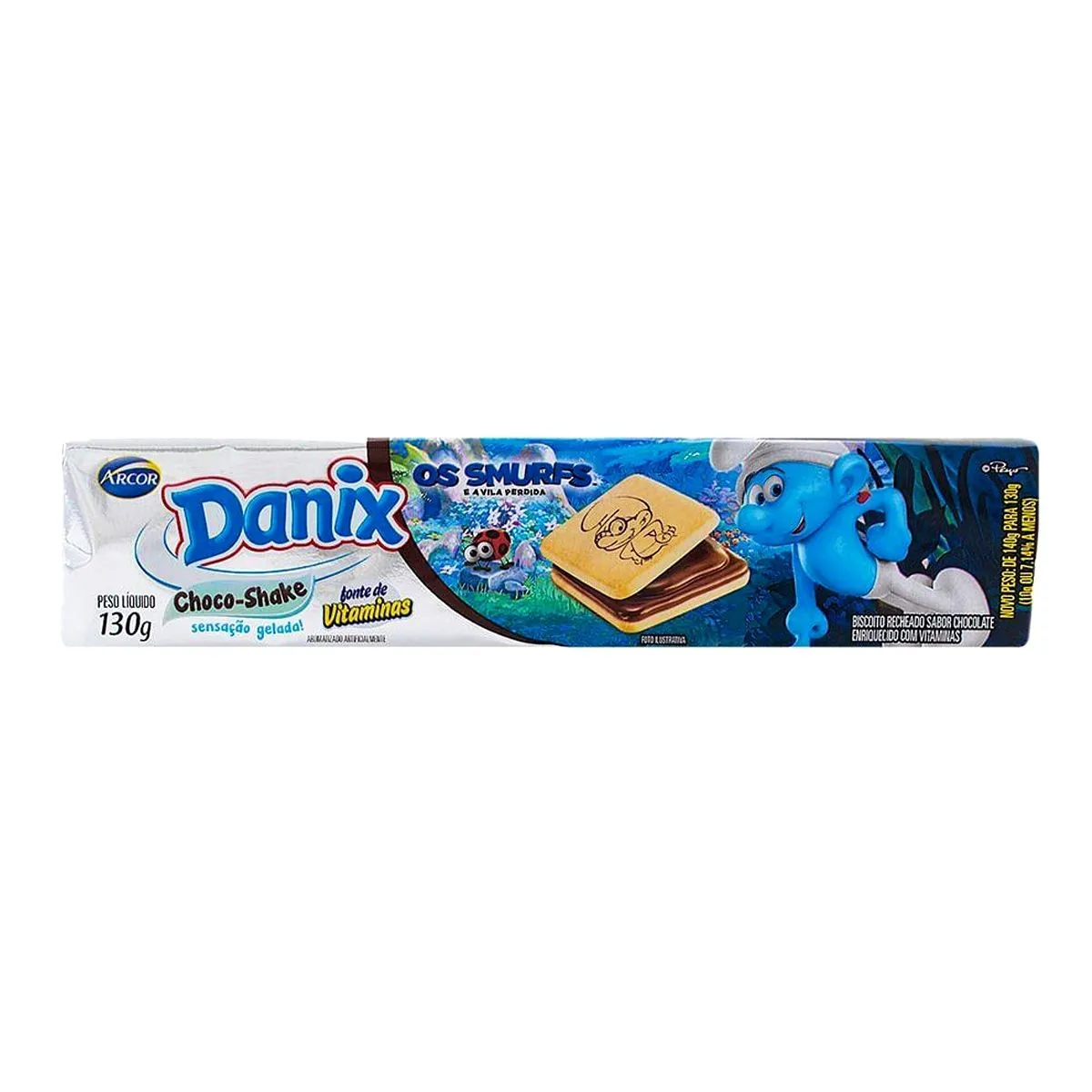 Biscoito Recheado Danix Choco Shake 130g