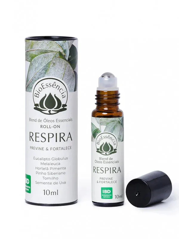 Blend Respira Rollon - BioeEssência - Frasco com 10ml