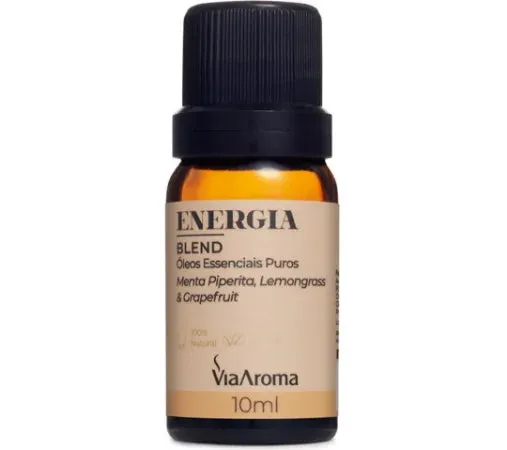 Blend de Óleos Essenciais (Energia) - Via Aroma - Frasco com 10ml