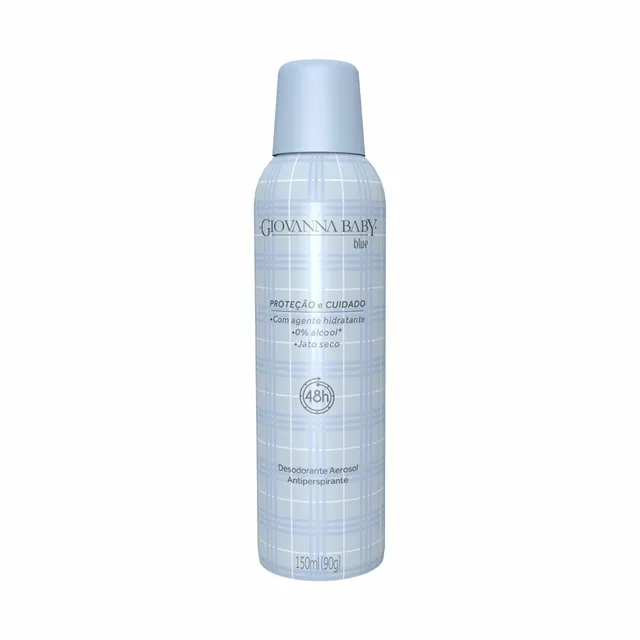 Desodorante Giovanna Baby Aero S/Alumínio Blue 150ml
