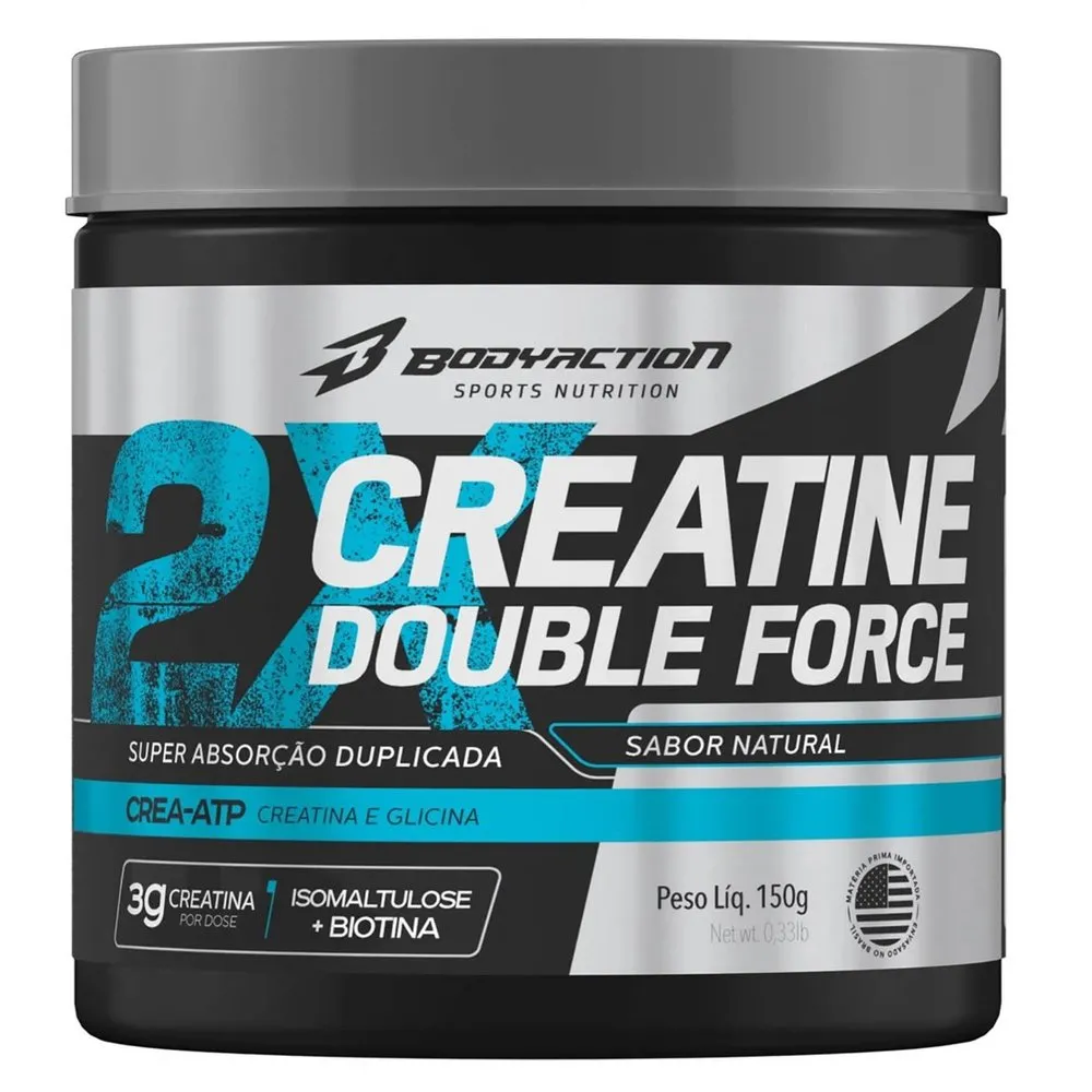 Body Action Creatine Double Force 2x com 150g