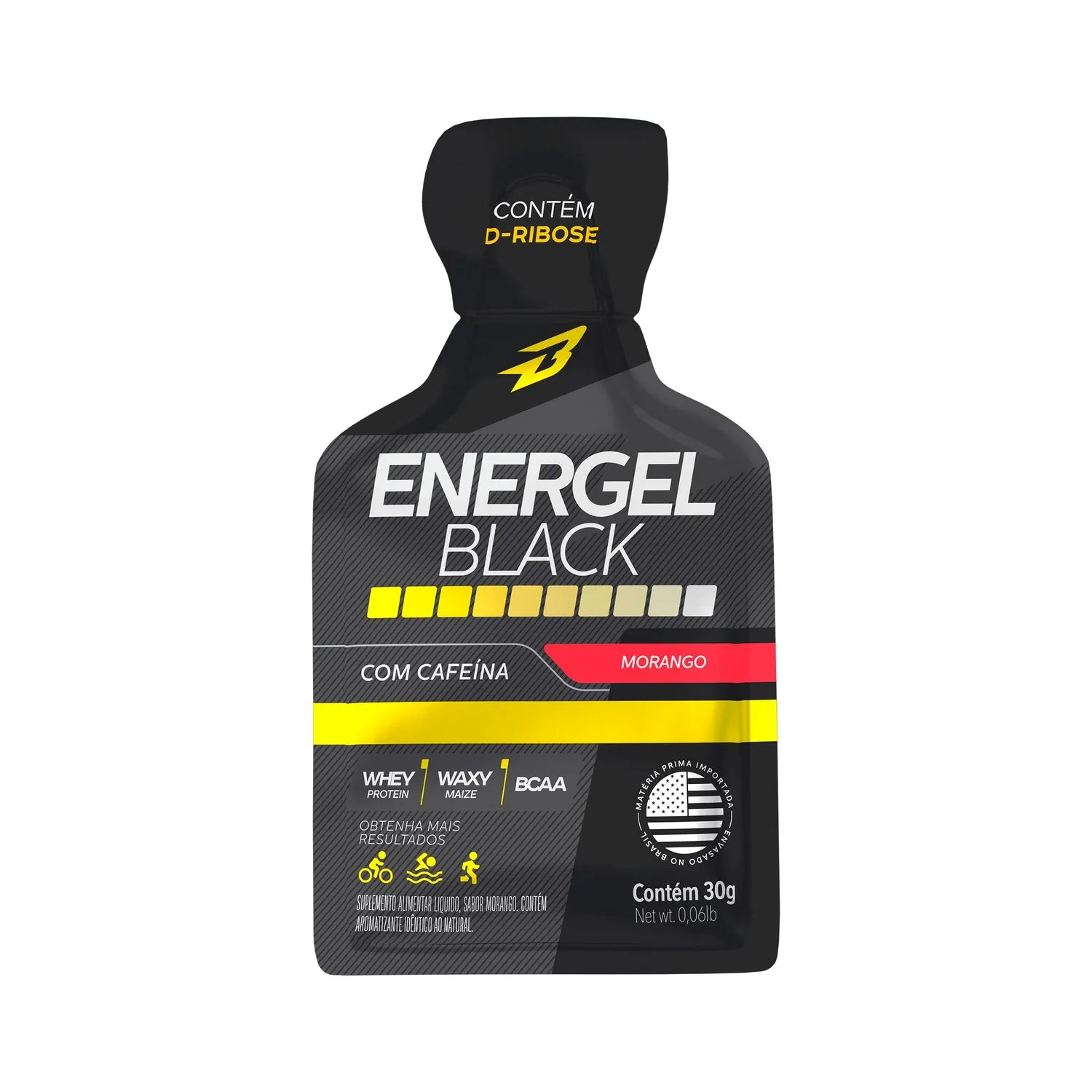 Body Action Energel Black Morango 30g