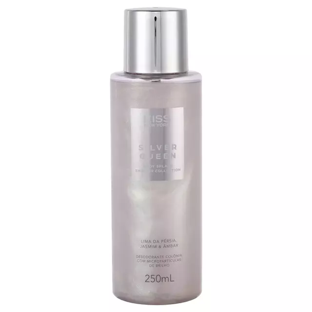 body splash silver queen shimmer collection 250ml - Kiss new york