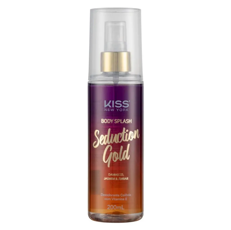 Body Splash Kiss Ny 200ml Seduction Gold