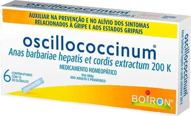 Boiron Oscillococcinum com 6 Tubos