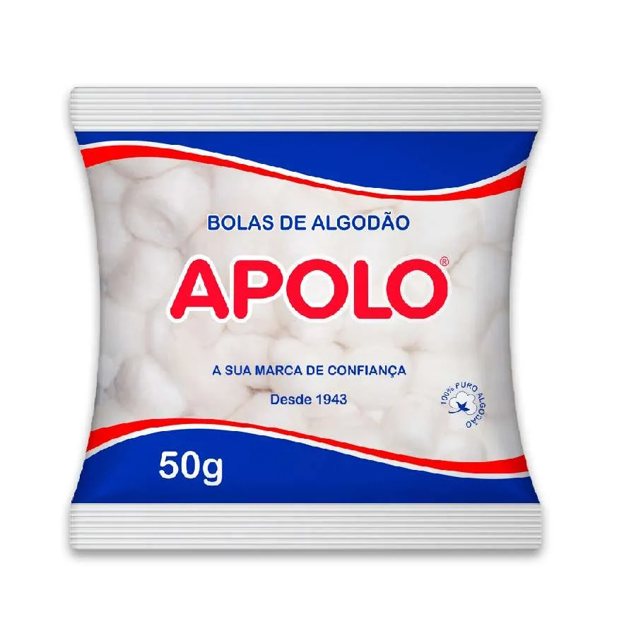 Bolas de Algodão Apolo 50g