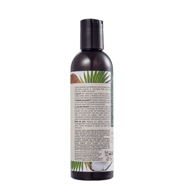 Kit Bonita Coco Sh 240ml + Masc 300ml |ByLinda