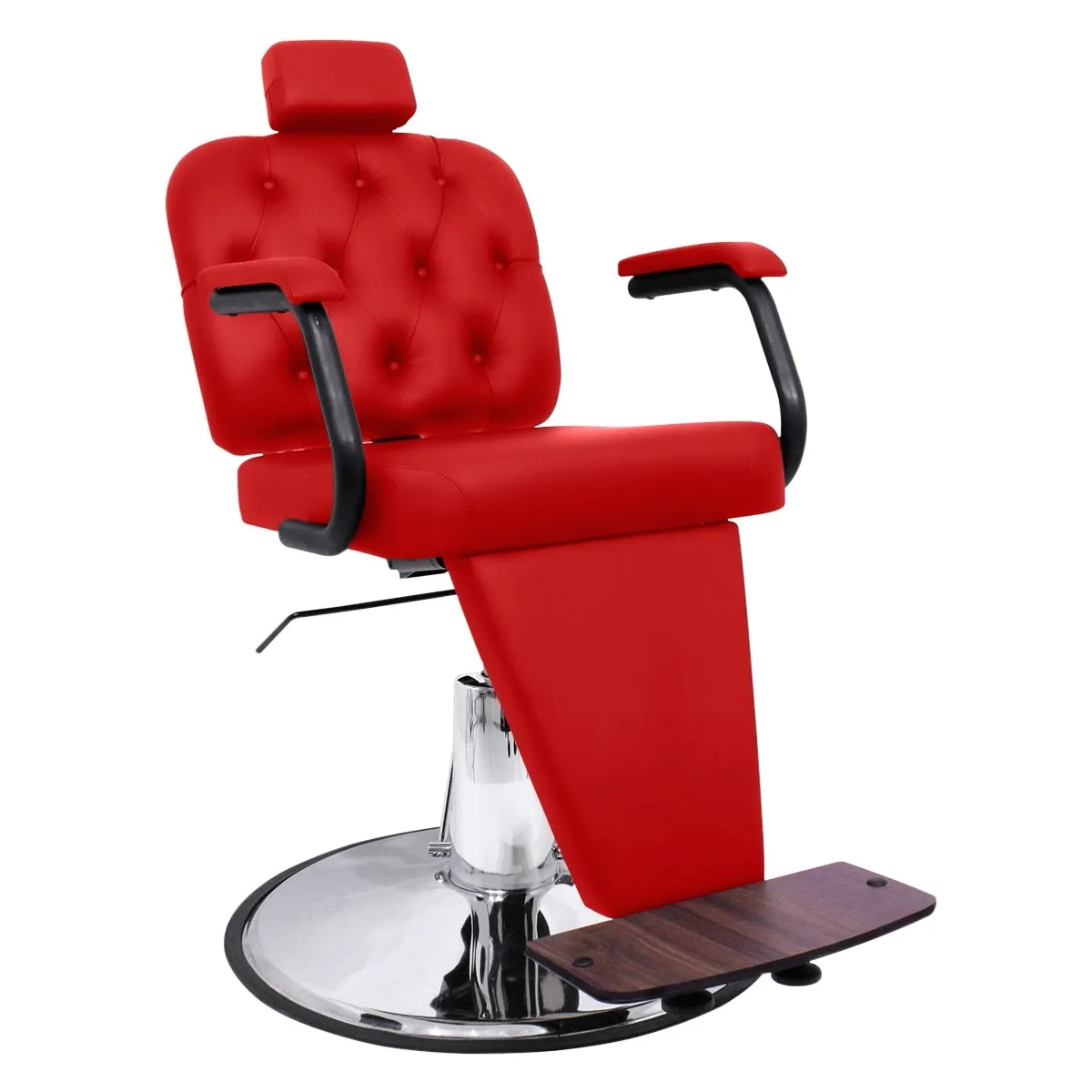 Cadeira de Barbeiro Barber Boss Kixiki Vermelho