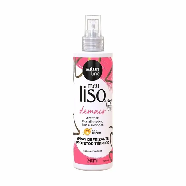 Meu Liso Demais Defrizante Spray Protetor Térmico 240ml