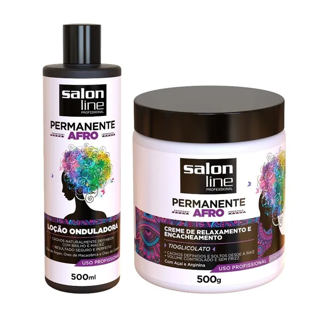 Kit Permanente Afro Salon Line