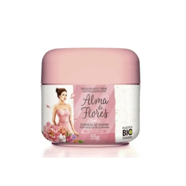 Desodorante Creme Alma de Flores Essencia de Jasmim 55g