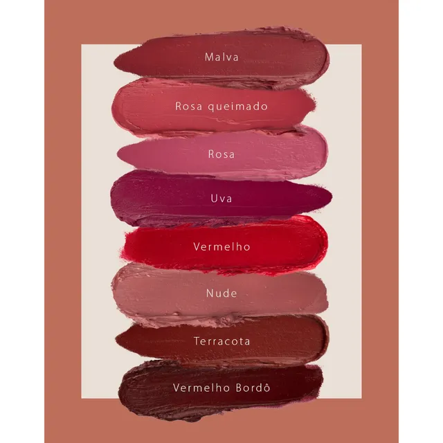 Batom Hidratante Vermelho Bordo Payot