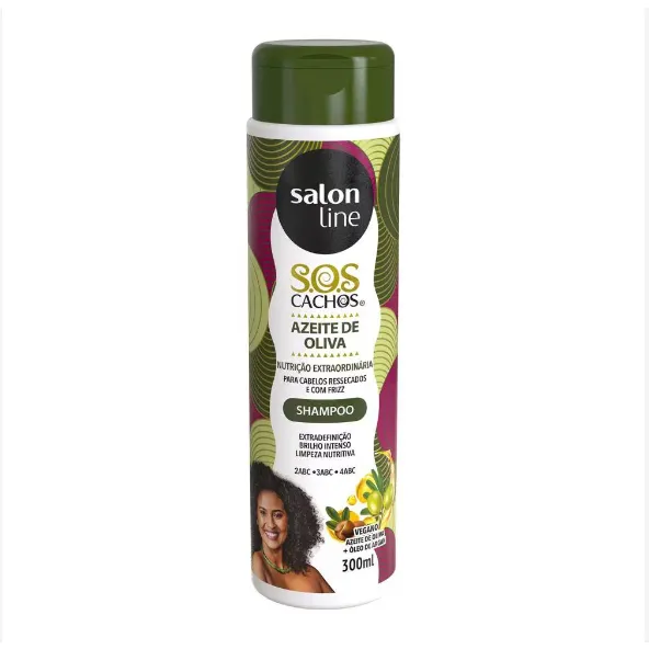Shampoo Salon Line Sos Azeite De Oliva 300ml