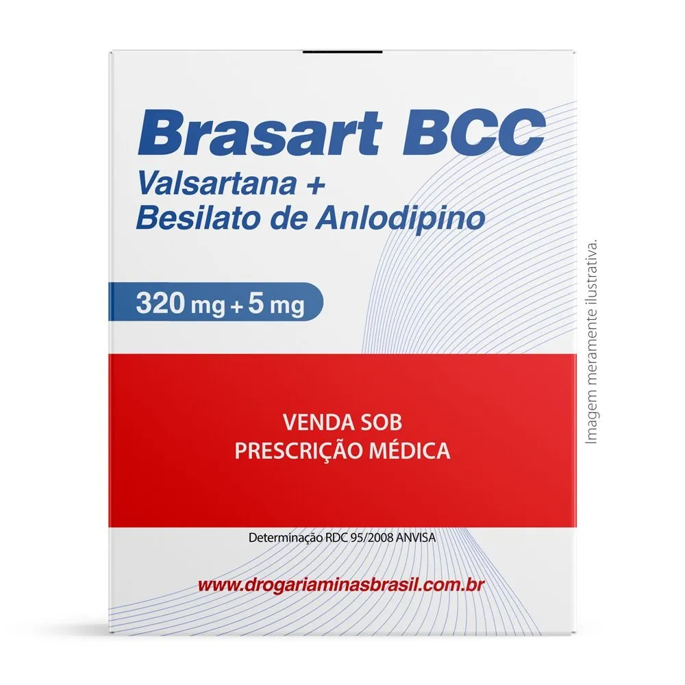 Brasart BCC 320 / 5 mg com 30 comprimidos Revestidos - EMS Sigma Pharma