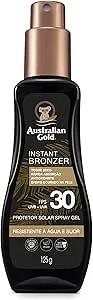 Bronzeador Australian Gold FPS30gel Spray 125ml