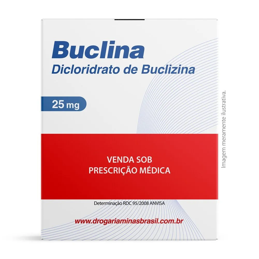 Buclina 25mg com 30 Comprimidos - Sanofi