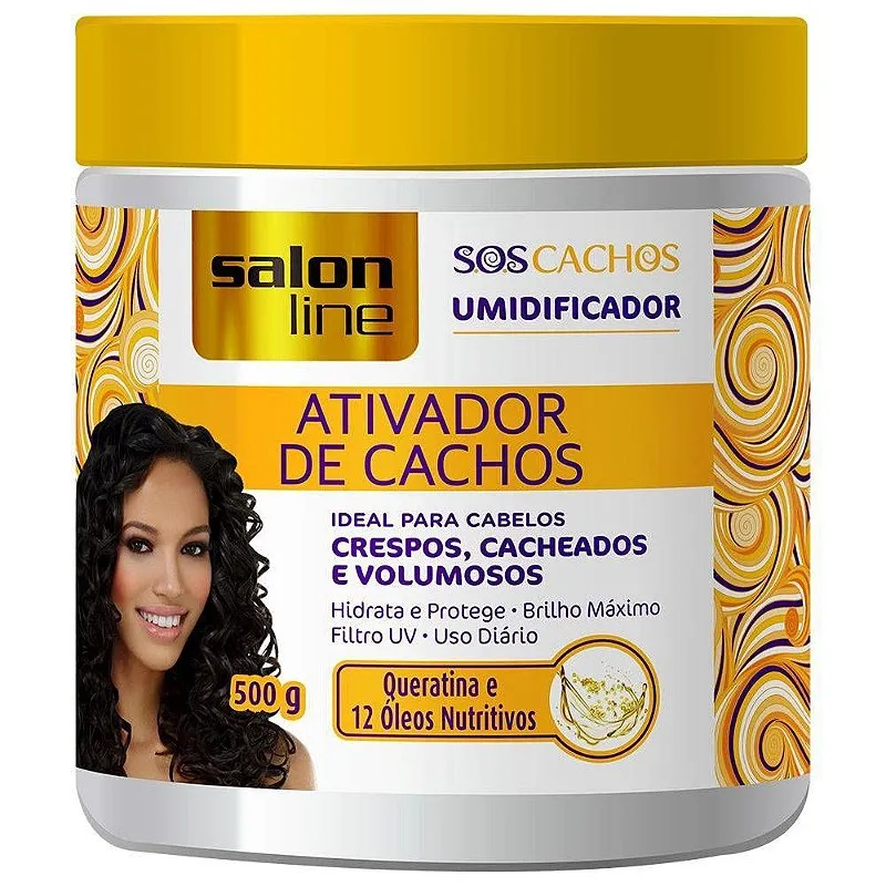 Ativador de cachos SOS Cachos Óleo de manga 500g Salon Line