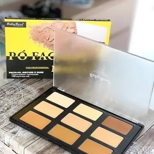 Paleta de Pó Facial Hb7208 Ruby Rose