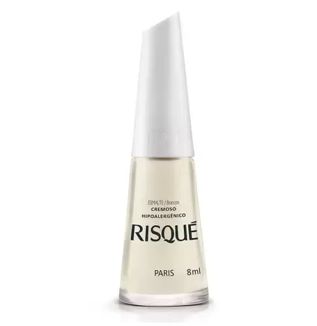 Esmalte Risqué Branco Cremoso Paris