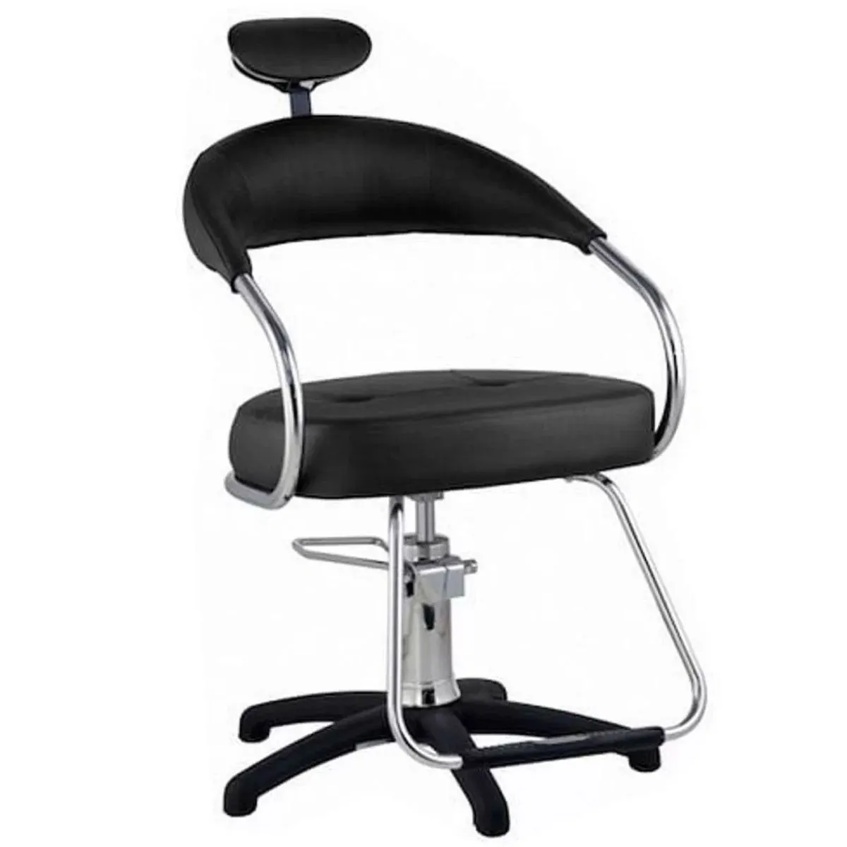 Cadeira Profissional Cabeleireiro e Barbeiro Futura Dompel