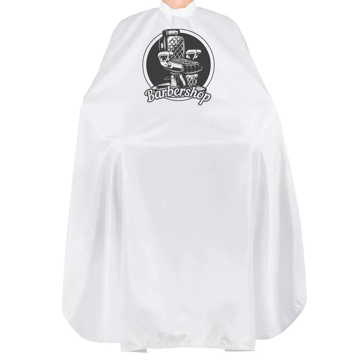 Capa de Corte Barbeiro e Cabeleireiro Estampada 1,82 metros Cadeira Vintage