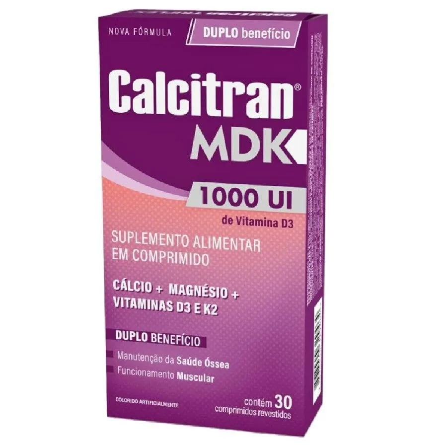 Calcitran MDK com 30 Comprimidos