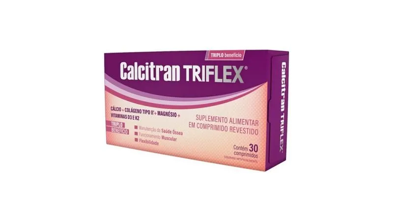 Calcitran Triflex com 30 Comprimidos