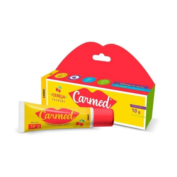 Carmed Hidratante Labial Cereja Incolor 10g