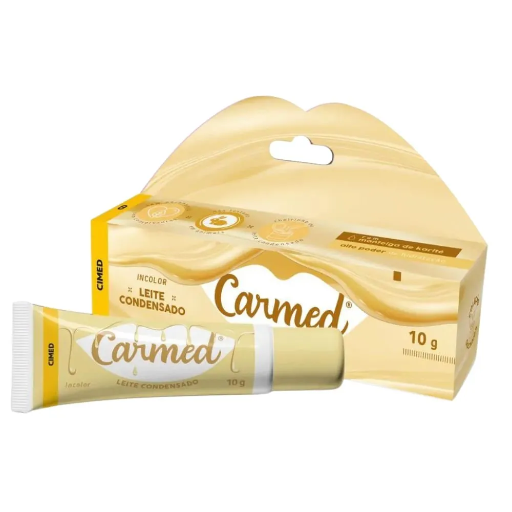 Carmed Hidratante Labial Leite Condensado Incolor 10g