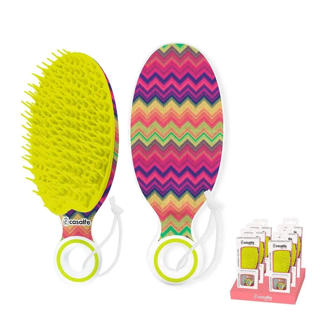 Casalfe Cepillo Desenreda y Escurre Potencia la Mascarilla Verde