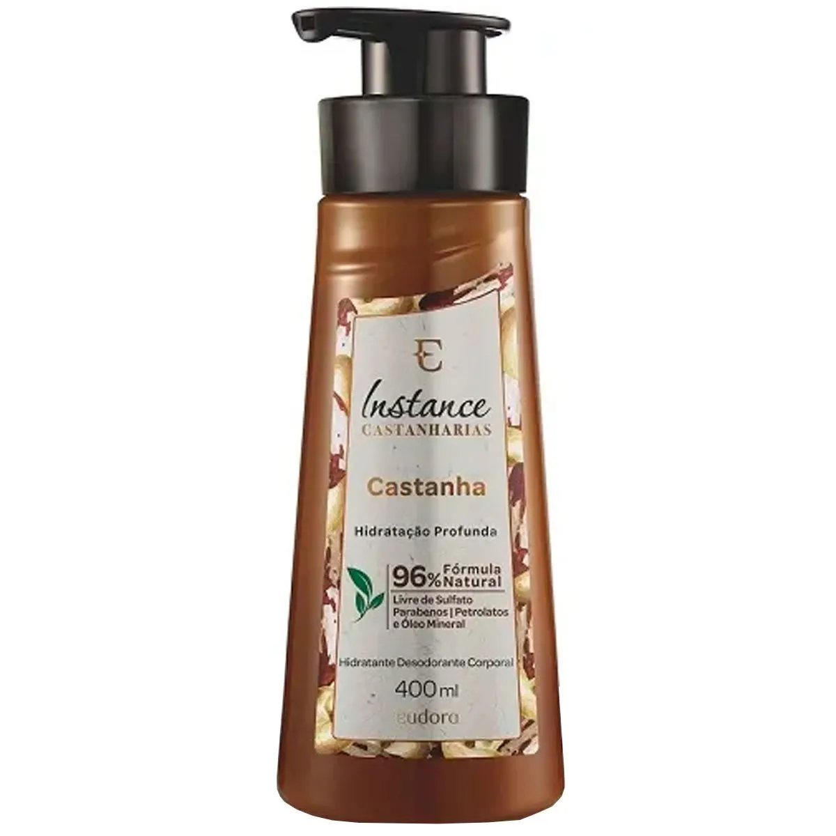 Loção Hidratante Desodorante Corporal Instance Eudora 400ml Castanhas