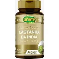 Castanha da Índia (Fructus Aesculi) - Unilife - Frasco com 60 Cápsulas